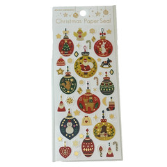 Active Co. Christmas Paper Seal Japanese Sticker Sheet
