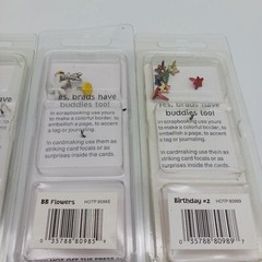 BRAD BUDDIES Music Floral & Birthday Scrapbooking Card Making Embellishments