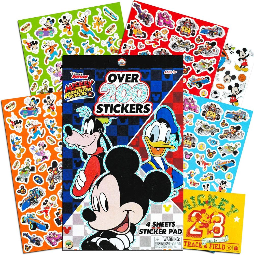 Mickey Mouse Stickers Booklet with 216 Stickers