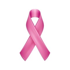 Pink Ribbon Stickers For Helmets | 50 PACK | Full Color Breast Cancer Awareness