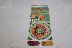 BoBunny A Gift of Love Sandcastle Cardstock Stickers Pictures Scrapbooking Craft