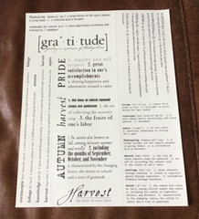 NEW MAKING MEMORIES DE*FINED WORDS & DEFINITIONS Stickers 10 pc ~GRATITUDE~ *