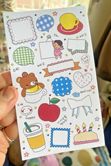 Super Huge Lot Of Cute Kawaii Korean + Japanese Stickers: Shaker, Mini, Glitter+
