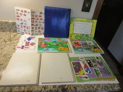 Vintage 1980’s Sticker Albums Books Lot Of 7 SW, GI Joe, Care Bears, Puffy, CP