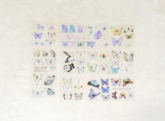 100 Sheet Colorful Butterfly Sticker Set Beautiful A Must Have For Collectors