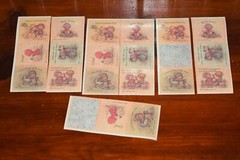 Vintage 1977 Stickers Hallmark Seals Mary Hamilton Sweet Girls Pen Pals Loose