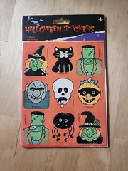 Vintage 80’s Gibson Halloween Creatures Sticker Sheet Rare