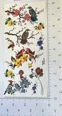 Violette Stickers Oriental Birds Flowers Crafts Planner Supply Scrapbook