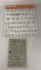 Fiskars Alphabet Letters and Numbers Stickers 2 Sets New Sealed Free Shipping