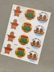 VINTAGE 80’S “ PAPER ART” PEANUT BUTTER“ SNIFF STICKER SHEET