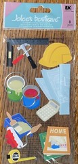 RARE Jolees Under Construction Home Hammer Painting Paint Screwdriver Handyman