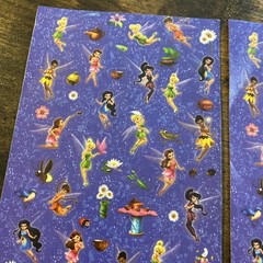 2 Sheets New Disney Fairies Tinkerbell Stickers
