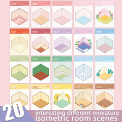 20 in 1 DIY Sticker Book, 3D Scene Stickers – Bakeries, Coffee Shops, Restaurant