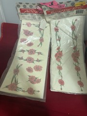 Vintage Decorator Accents & Borders Daisy Floral Transfer Stickers Lot