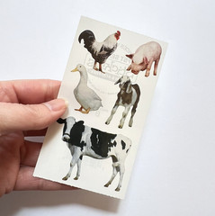 Frances Meyer Farm Animals Stickers Scrapbooking Junk Journals Cards