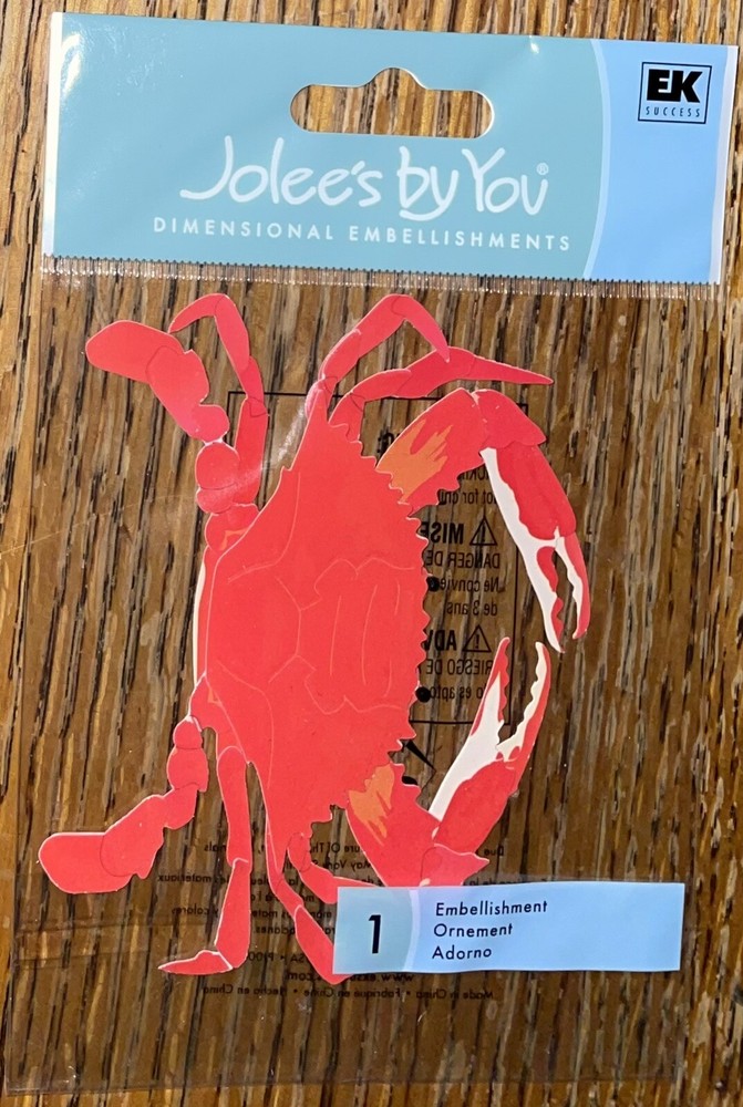 RARE Jolees Red Crab Live marine crustacean Ocean Sea Fishing Maine Boston 3D