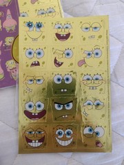 Vtg Y2k Lot of 9 SpongeBob Square Pants Sticker Sheets Patrick Star New