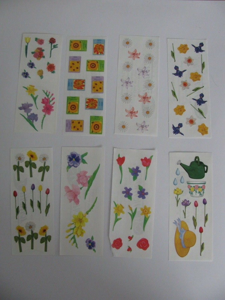 Creative Memories FLOWERS Stickers 2″ x 5″ YOU CHOOSE