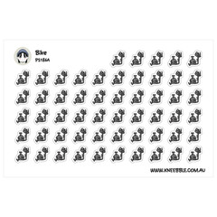 Cycling Planner Stickers – Bike Workout Decals for Fitness Tracking & Motivation