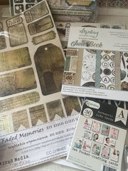 LARGE Lot Contemporary Crafters Kit Prismacolor, Bo Bunny, Stamps, Paper – 20