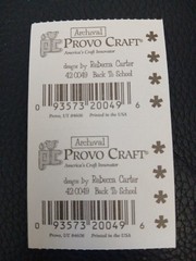 Provo Craft «Back To School» Stickers 2 Mods New