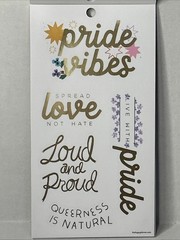 Happy Planner 488 Sticker book 30 Sheets Blooming With Pride Gay Love Floral