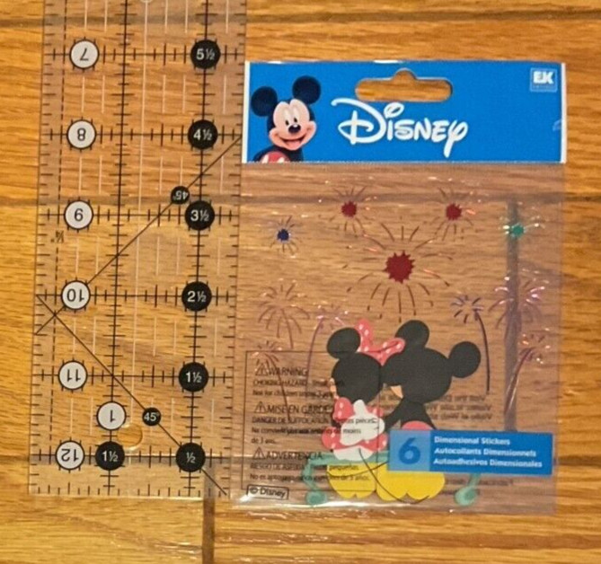 Disney~Jolee’s Boutique~MIckey and MInnie Mouse~Fireworks~Romance~Stickers~New