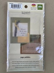 Making Memories Page Pebbles Oversized Blank Scrapbooking Embellishments Lot 3