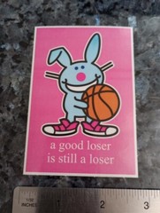 Happy Bunny Sticker Jim Benton Cute Funny Humor Vending Machine Sticker