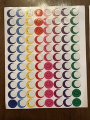 Vintage Smiley Face Stickers American Greetings, AGC, Partially Used