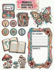 Whimsical Embellishments Junk Journal Scrapbook USA PICK A Set