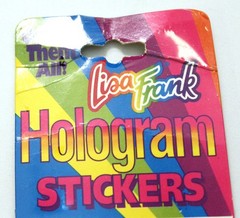 Vintage 90s Lisa Frank Sealed Hologram Stickers, See Photos & Desc