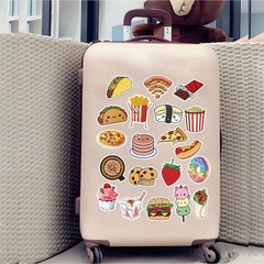 200Pcs Waterproof Food Stickers for Kids & Adults, Cute Decals for Water Bottles