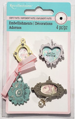 SIMPLY PASTEL Charmed Embellishments by Recollections – 4 pcs