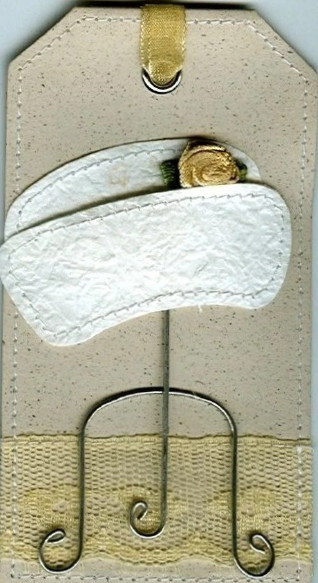 Vintage Hat Stand Lady Woman Clothing Fashion Fresh Tags Die-cut Handmade Tag