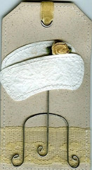 Vintage Hat Stand Lady Woman Clothing Fashion Fresh Tags Die-cut Handmade Tag
