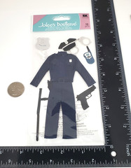 Jolee’s Boutique EK Success Police Officer Dimensional Stickers Scrapbook SPJBLG