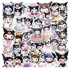 Cute Cartoon Kuromi Stickers for Kids,50PCS Vinyl Waterproof Kuromi Decal for…