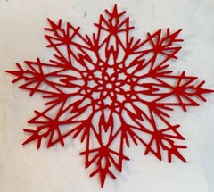 Tim Holtz Holiday Die Cuts * Flurry #3 Snowflakes * 4 Glitter or 6 Cardstock