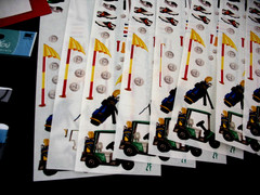 CREATIVE MEMORIES Gr Lengths Golf, 10 strips plus studio stickers and golf cart
