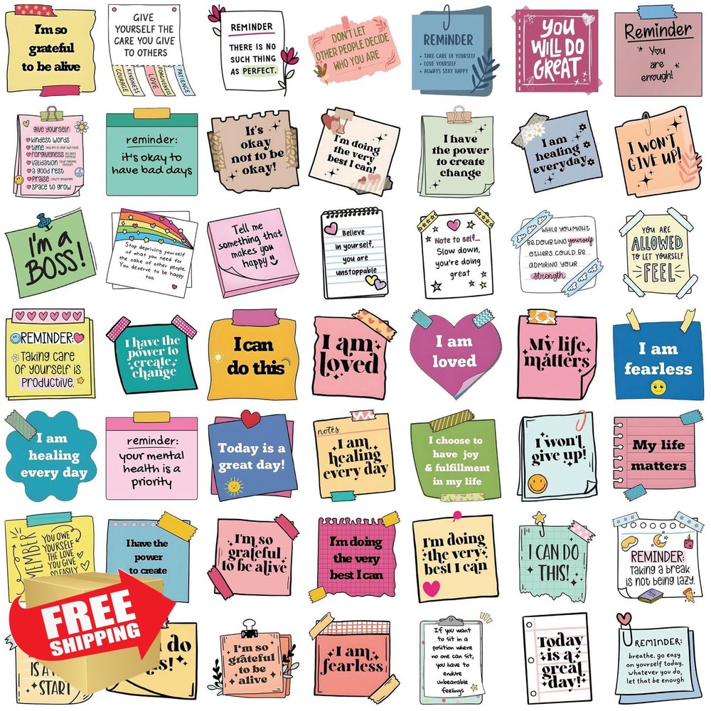 ZOLAREIN Motivational Stickers 50Pcs
