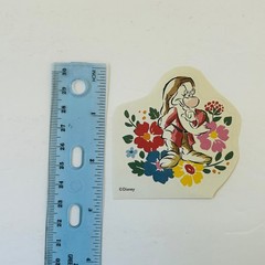 VINTAGE STICKERS The Disney Store Snow White Characters HAPPY SNEEZY GRUMPY