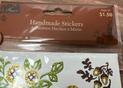 Handmade Stickers Autumn HARVEST Themed Craft CLT00108L05 EMBELLISHMENT