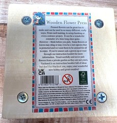 Wooden Flower Press For Crafting & Scrapbooking 4» x 4»