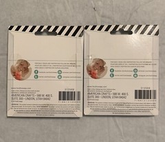 Lot of 2 Packs of Heidi Swapp Goldtone Small Binder Clips 12pcs/pack Scrapbook