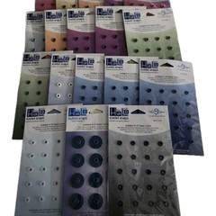 Cloud 9 Eyelet Scrapbooking Lot Of 18 Classic Colors NEW