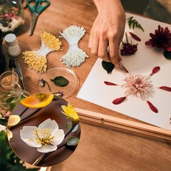 Matwsec 1600PCS Stamens for Flower Making 2mm 2.3 Inch Long, Dark Yellow