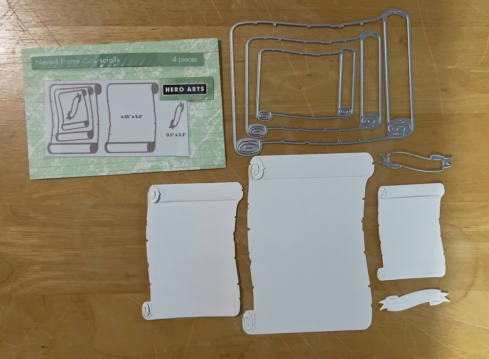 Cutting dies for Frame & edgers, Bows, Scrolls, Popouts
