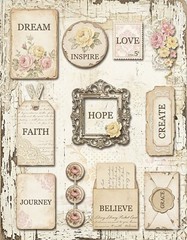 Shabby Chic Embellishments Junk Journal Scrapbook USA PICK A Set