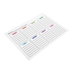 Weekly Plan Dry Erase Whiteboard Stickers Planner for Wall Calendar